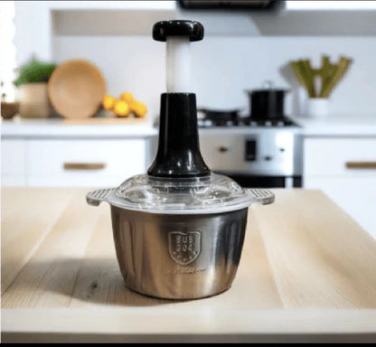 Push chopper 3L steel bowl